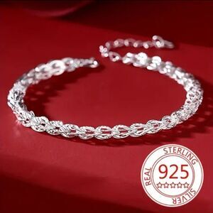 925 Sterling silver minimalist bracelet